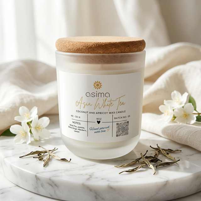 Asima handcrafted candle